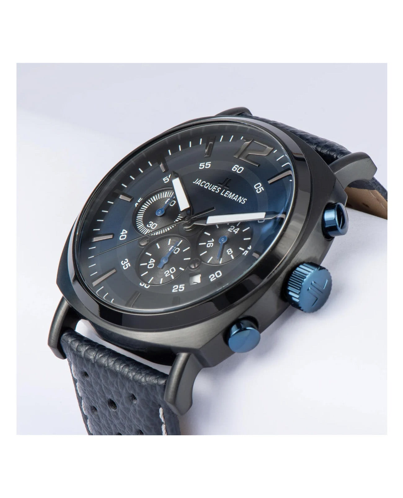 Jacques Lemans Jacques Lemans Lugano 1-1645R , наручные мужские часы фото под углом