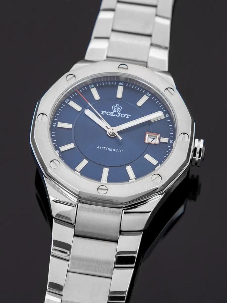 Полет Полет Урал 8215.361246Б, урал россия мужские часы на браслете нержавеющая сталь боковой вид