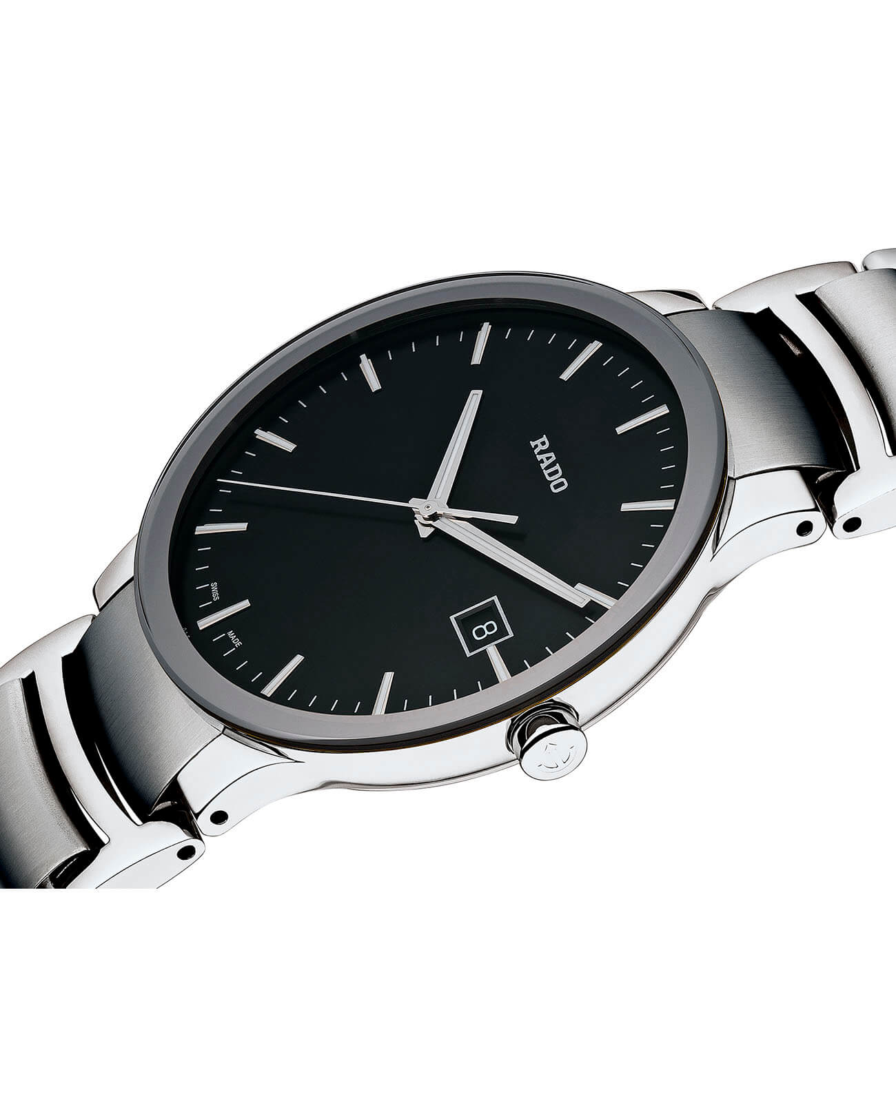 Rado Rado Centrix R30927153, centrix швейцария мужские часы на браслете нержавеющая сталь боковой вид