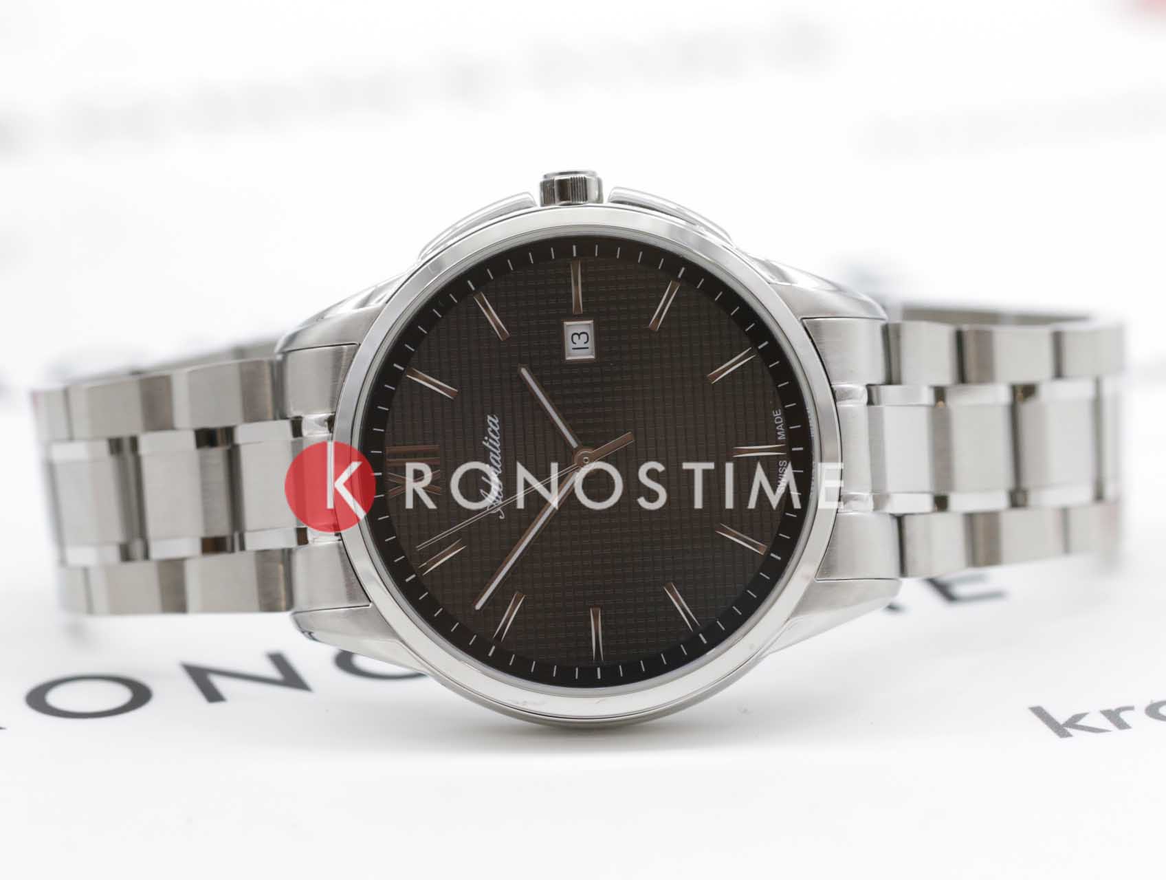 Adriatica Adriatica Pairs A1290.5166Q,  швейцария мужские часы на браслете нержавеющая сталь боковой вид