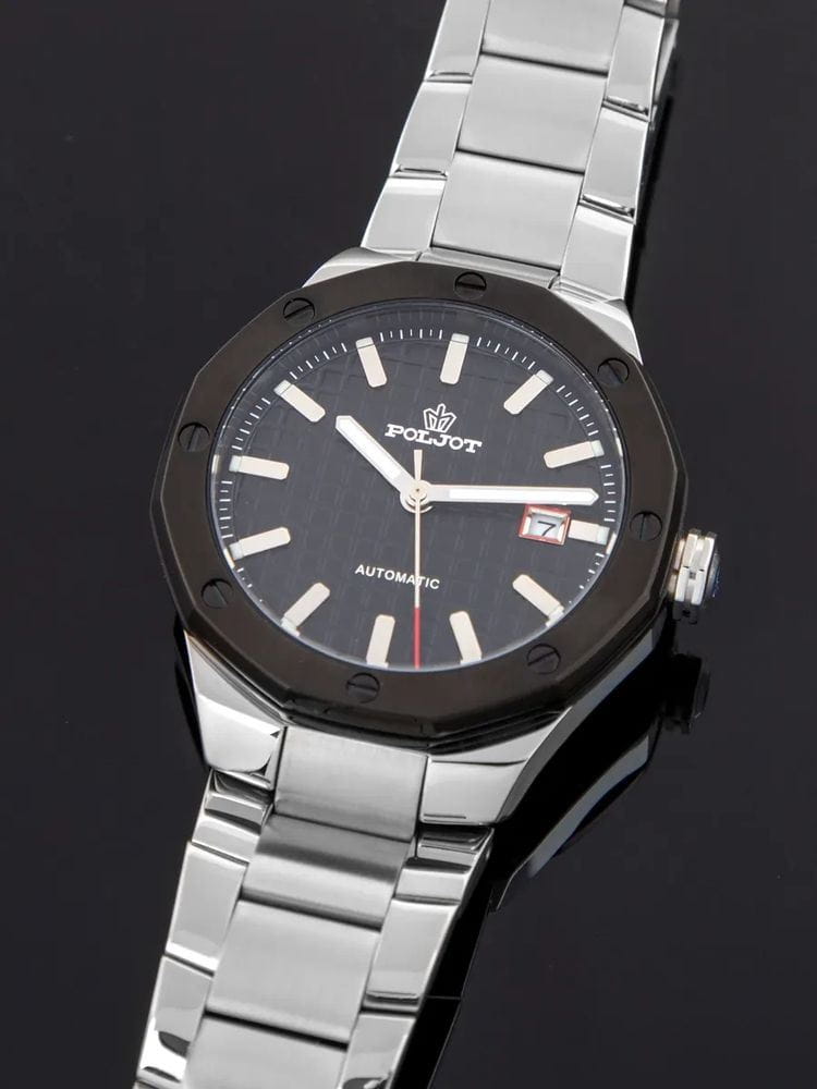 Полет Полет Урал 8215.363245Б, урал россия мужские часы на браслете нержавеющая сталь боковой вид