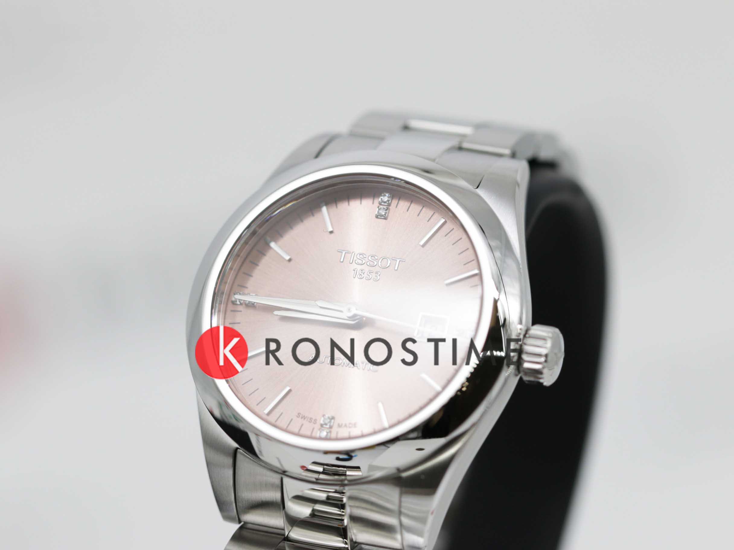 Tissot Tissot T-My Lady Automatic T132.007.11.336.00 механические женские часы часы крупный план розовый циферблата