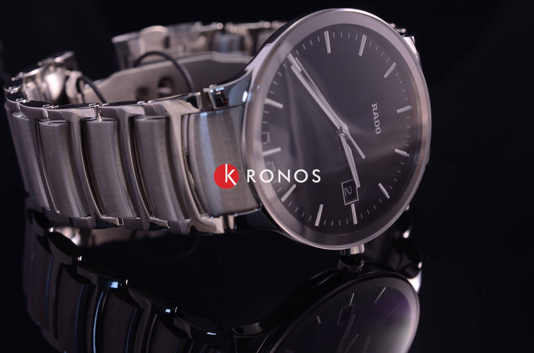 Rado Rado Centrix R30927153 мужские часы черный циферблат на запястье