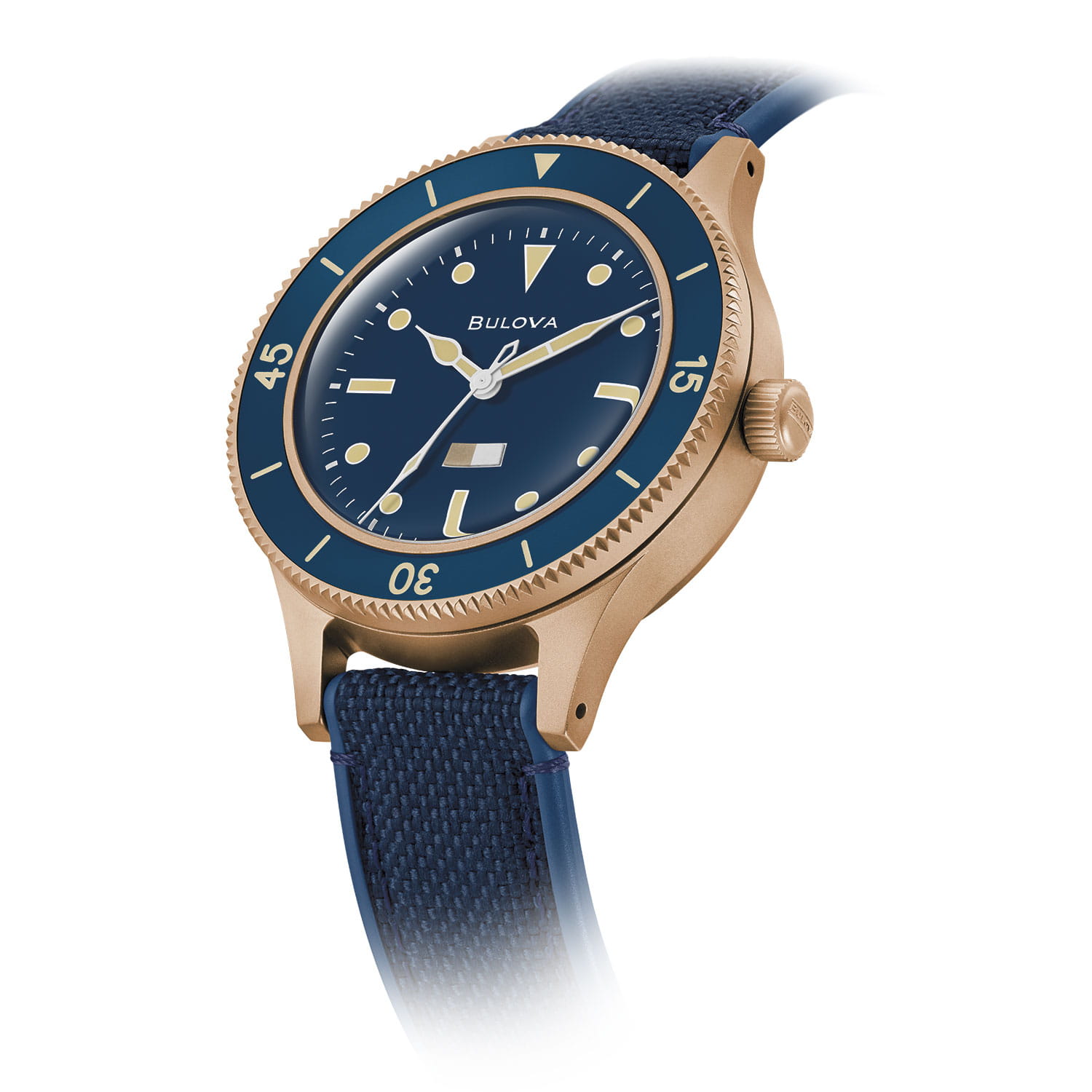 Bulova Bulova Mil-Ships 98A325 , наручные мужские часы фото под углом