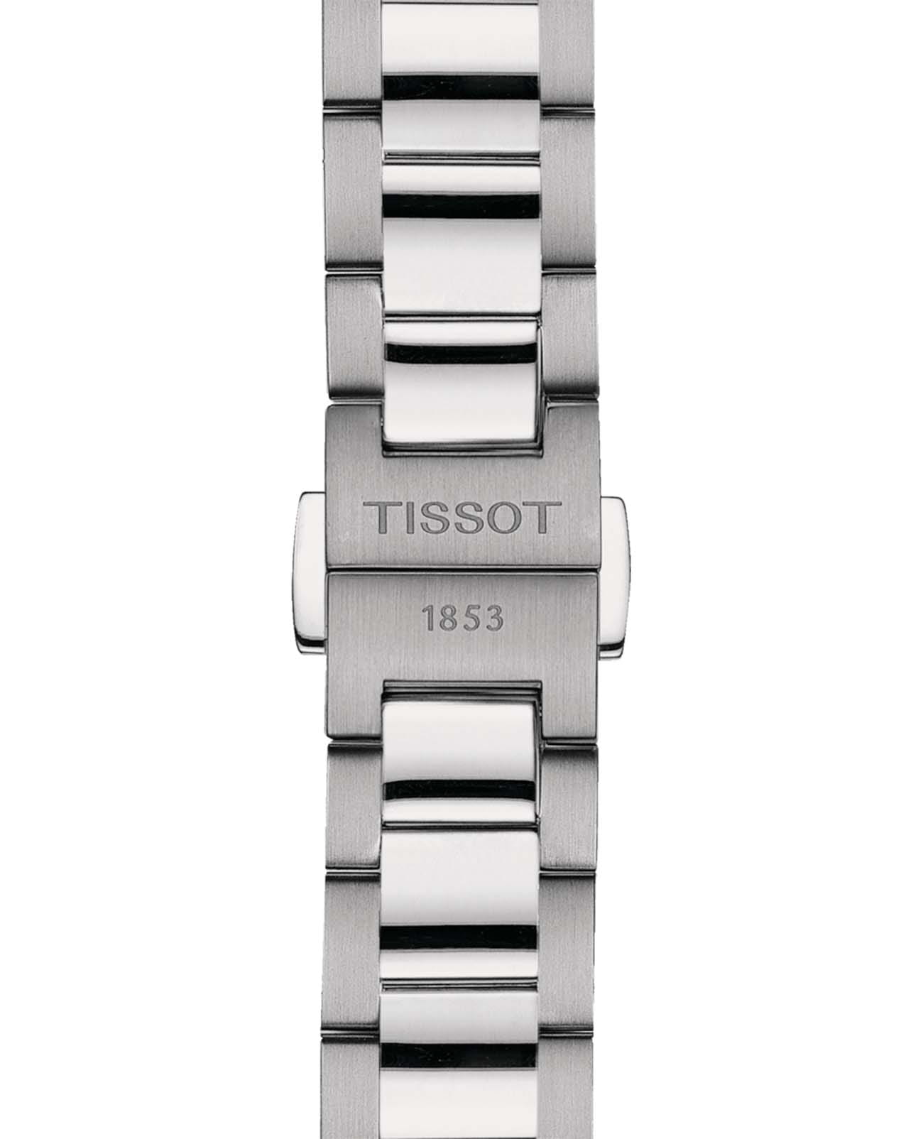Tissot T1502101104100 женские часы застежка крупным планом