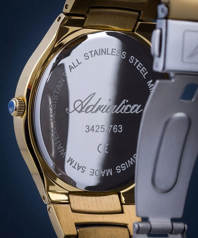 Оригинальные часы Adriatica Adriatica Classic A3425.216FQ кварцевые калибр механизма ronda 763 общий вид