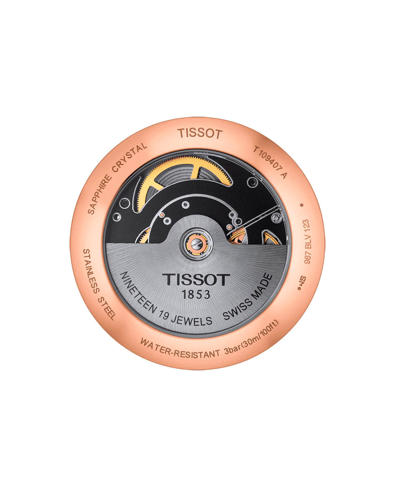 Tissot Tissot Everytime Swissmatic T109.407.36.031.00 Everytime, наручные мужские часы фото под углом