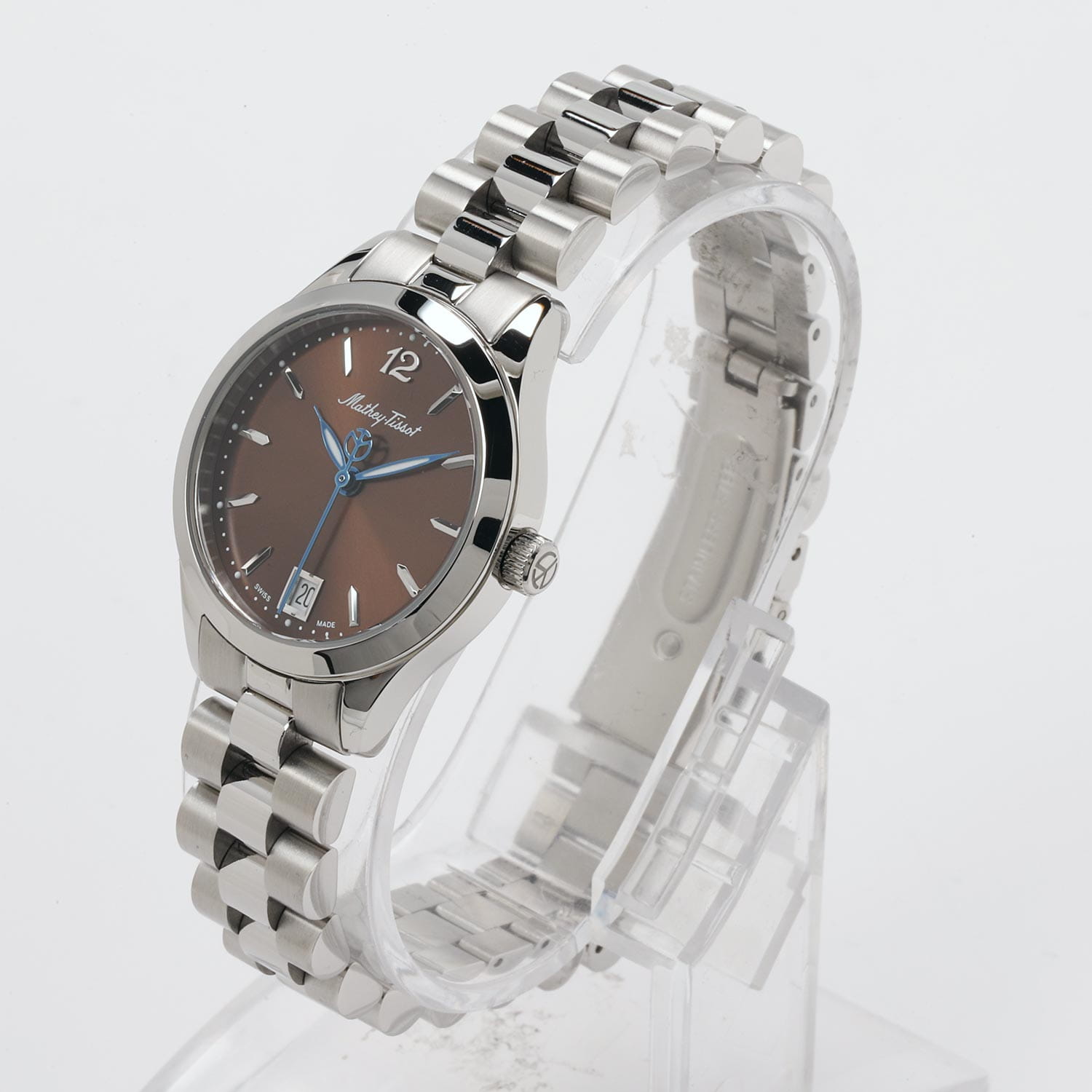 Mathey-Tissot Mathey-Tissot Urban D411MAM кварцевые женские часы часы крупный план бордовый циферблата