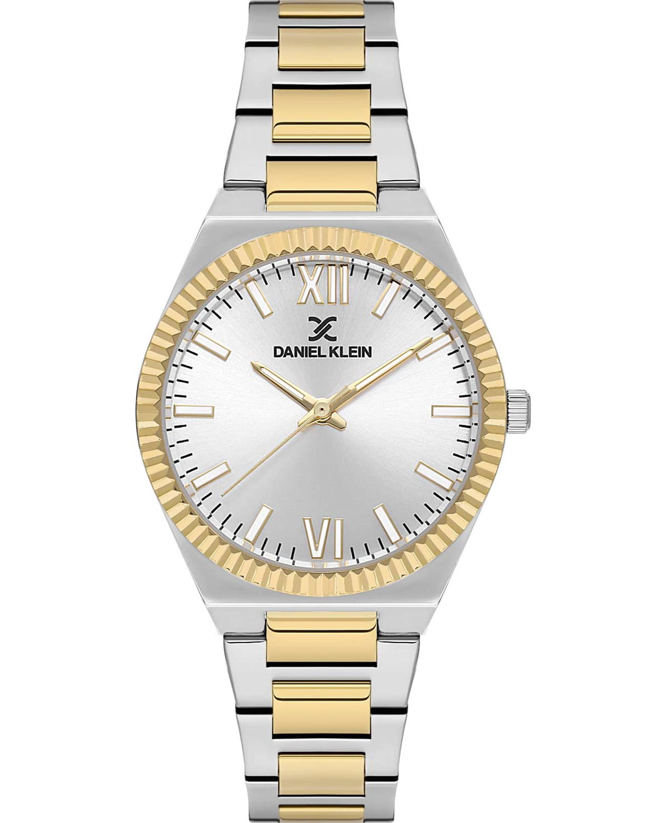 Daniel Klein Daniel Klein Premium DK.1.13712-5  DK.1.13712-5 кварцевые женские часы серебристый циферблат, браслет нержавеющая сталь с ip-покрытием — вид спереди