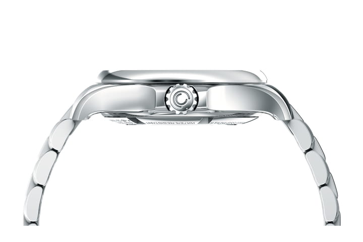 Certina Certina DS Action C032.207.11.056.00,  швейцария женские часы на браслете нержавеющая сталь 316l боковой вид