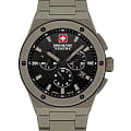 Swiss Military Hanowa Swiss Military Hanowa Sidewinder Ceramic SMWGI0002285  SMWGI0002285 кварцевые мужские часы  черный циферблат, браслет керамика — вид спереди