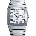 Rado Rado Sintra R13662102  R13662102 кварцевые мужские часы белый циферблат, браслет керамика — вид спереди