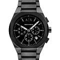 Armani Exchange Armani Exchange Rafael AX4183  AX4183 кварцевые мужские часы черный циферблат, браслет нержавеющая сталь с ip-покрытием — вид спереди