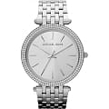 Michael Kors Michael Kors Portia MK3190  MK3190 кварцевые женские часы серый циферблат, браслет нержавеющая сталь + золото 18к — вид спереди