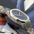 D1 Milano D1 Milano Mechanical LNBJ01 механические мужские часы часы, крупный план синий циферблат