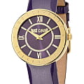 Just Cavalli Just Cavalli R7251532503  R7251532503 кварцевые женские часы фиолетовый циферблат, браслет кожаный — вид спереди