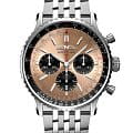 Breitling Breitling Navitimer B01 Chronograph 43 AB0138241K1A1  AB0138241K1A1 механические мужские часы золотой циферблат, браслет нержавеющая сталь — вид спереди
