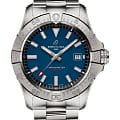 Breitling Breitling Avenger Automatic 42 A17328101C1A1  A17328101C1A1 механические мужские часы синий циферблат, браслет нержавеющая сталь — вид спереди