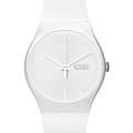 Swatch Swatch New Gent Biosourced SO29W704-S14  SO29W704-S14 кварцевые мужские часы белый циферблат, браслет силикон — вид спереди