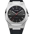 D1 Milano D1 Milano Automatico ATRJ10  ATRJ10 механические мужские часы черный циферблат, браслет каучук — вид спереди