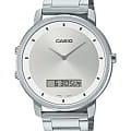 Casio Casio Collection MTP-B200D-7E  MTP-B200D-7E кварцевые мужские часы серебристый циферблат, браслет нержавеющая сталь — вид спереди
