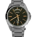 Casio MTP-1370D-1A2 мужские часы застежка крупным планом