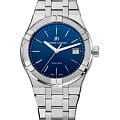 Maurice Lacroix Maurice Lacroix Aikon Quartz AI1108-SS002-430-1  AI1108-SS002-430-1 кварцевые мужские часы синий циферблат, браслет нержавеющая сталь — вид спереди