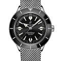 Breitling Breitling Superocean Heritage '57 A10370121B1A1  A10370121B1A1 механические мужские часы черный циферблат, браслет нержавеющая сталь — вид спереди