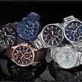 Casio Casio Edifice EFV-530GL-5A кварцевые мужские часы часы крупный план коричневый циферблата