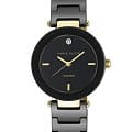 Anne Klein Anne Klein Diamond 1018BKBK  1018BKBK кварцевые женские часы черный циферблат, браслет нержавеющая сталь с ip-покрытием — вид спереди