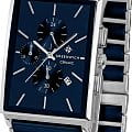 Greenwich Greenwich Chronos GW 533.10.36 кварцевые мужские часы часы крупный план синий циферблата