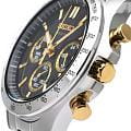 Seiko Seiko Spirit Chronograph SBTR015,  япония мужские часы на браслете нержавеющая сталь боковой вид