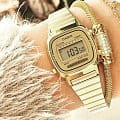 Casio Casio Collection LA670WGA-9 , наручные женские часы фото под углом