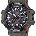 Casio Casio G-Shock GPW-1000KH-3A  GPW-1000KH-3A электронные мужские часы серый циферблат, браслет силикон — вид спереди