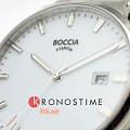 Boccia Titanium Boccia Titanium Circle-Oval 3652-01 кварцевые мужские часы часы крупный план белый циферблата