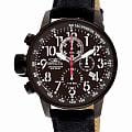 Invicta Invicta I-Force IN1517  IN1517 кварцевые мужские часы черный циферблат, браслет кожаный — вид спереди