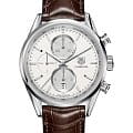 TAG Heuer TAG Heuer Carrera CAR2111.FC6291  CAR2111.FC6291 механические мужские часы белый циферблат, браслет кожаный — вид спереди