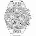 Guess Guess Trend Fury GW0899G1  GW0899G1 кварцевые мужские часы серебристый циферблат, браслет нержавеющая сталь — вид спереди
