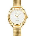Obaku Obaku Diamond V286LXGIMG  V286LXGIMG кварцевые женские часы белый циферблат, браслет сталь с ip покрытием — вид спереди
