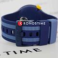Swatch Swatch Big Bold Biosourced Lacquered SB05N117 кварцевые мужские часы часы крупный план голубой циферблата