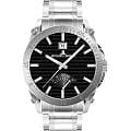 Jacques Lemans Jacques Lemans Derby 1-2202K  1-2202K кварцевые мужские часы черный циферблат, браслет нержавеющая сталь — вид спереди