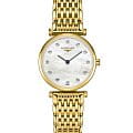 Longines Longines La Grande Classique L4.209.2.87.8  L42092878 кварцевые женские часы перламутровый циферблат, браслет сталь c pvd покрытием — вид спереди
