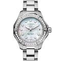 TAG Heuer TAG Heuer Aquaracer Professional Solargraph WBP1314.BA0005  WBP1314.BA0005 кварцевые женские часы перламутровый циферблат, браслет нержавеющая сталь — вид спереди
