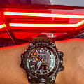 Casio Casio G-Shock GWG-1000-1A3 электронные мужские часы часы крупный план черный циферблата