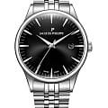 Jacques Philippe Jacques Philippe Planum JPQGS661316  JPQGS661316 кварцевые мужские часы  черный циферблат, браслет нержавеющая сталь 316l — вид спереди