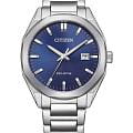 Citizen Citizen Eco-Drive BM7620-83L  BM7620-83L кварцевые мужские часы синий циферблат, браслет нержавеющая сталь — вид спереди