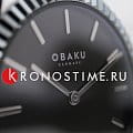 Obaku Obaku Linje Jude V292GXOESS  датские мужские часы на браслете нержавеющая сталь с ip-покрытием боковой вид