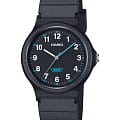 Casio Casio LQ-24B-1B  LQ-24B-1B автокварц (кинетик) мужские часы черный циферблат, браслет пластик — вид спереди