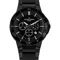 Jacques Lemans Jacques Lemans High Tech Ceramic 1-2166B  1-2166B кварцевые мужские часы черный циферблат, браслет сталь + pvd + керамика — вид спереди