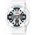 Casio Casio G-Shock GA-120TR-7A GA GA-120TR-7A электронные мужские часы белый циферблат, браслет пластик — вид спереди